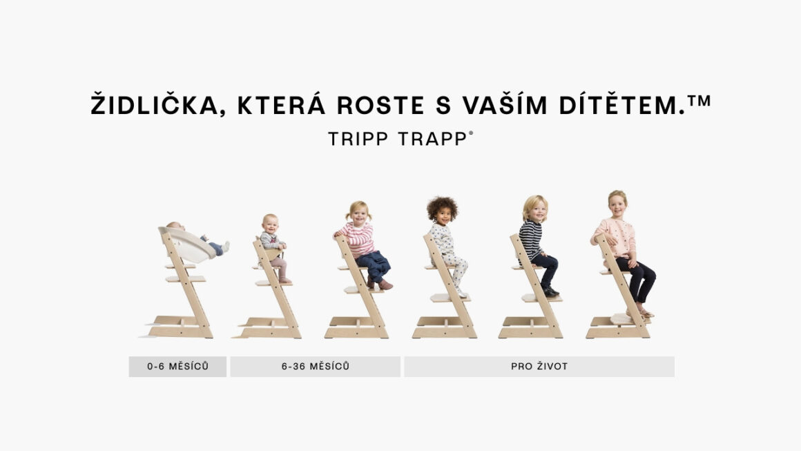 Židlička, která roste s vaším dítětem