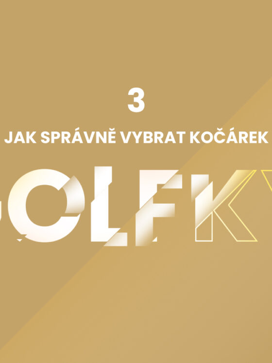 Jak vybrat golfky kočárek "golfový kočárek"